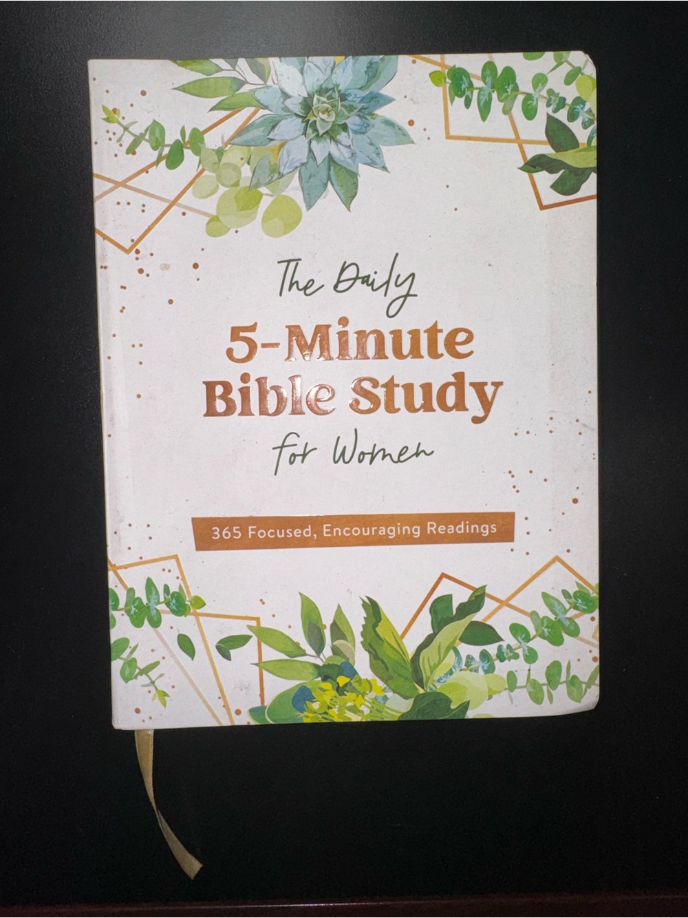 Barbour White and Gold Daily Devotional Book